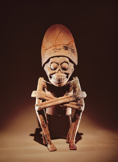 Mictlantecuhtli (Lord of Mictlan) Remojadas Style, from Los Cerros, Tierra Blanca, Vera Cruz by Pre Columbian
